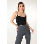 Miorre İnce Askılı Seamless Dantelli Desteksiz Büstiyer SİYAH S-M