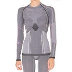 Miorre MioFit Kadın Running Power Fit Uzun Kollu Dikişsiz Spor Tişört PEMBE XL-XXL