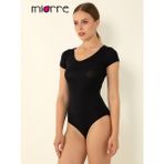Miorre Siyah S-M Modal Kısakol Çıtçıtlı Body