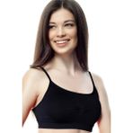 Miorre Ultra Comfort Dikişsiz Yumuşak Kap Sport Sütyen - Mavi - M - L