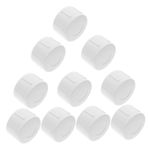 Mipcase Sch40 Pvc Boru Kapağı Beyaz Dişli Dişi Hortum Ucu Kapağı Yağmurlama Hattı Kapağı Bahçecilik İçin Plastik Bağlantı Parçası Tasarrufu