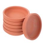 Mipcase Terracotta Saksı Bitki Altlıkları 6'lı Paket İç Mekan Bitkileri İçin Bitki Damlama Tepsileri Saksılar İçin Altlıklar