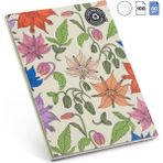 Miquelrius A5 Yumuşak Kapak Noktalı Vintage Lily Defter - Yeşil