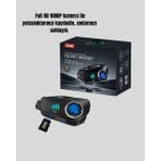 Mir Kitap Q28 Bluetooth Kask Kulaklık 1080P Kamera – Su Geçirmez Motosiklet Interkom