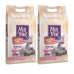 Mır Mır 10 lt 2'li Natural Pudralı Kedi Kumu