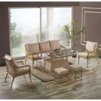 Mira Concept Velora Cappuccino 3+1+1 Balkon Bahçe Oturma Grubu