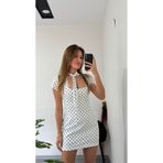 Mira dress Puantiyeli kısa elbise