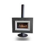 Mira H10F Freestanding Üstten Bacalı Şömineli Doğalgaz Sobası