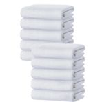 Mira Home 10 lu El Yüz Otel Havlusu 50x90 Cm Beyaz 20/2 Ring 300 Gr