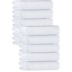 Mira Home 10 lu Otel Banyo Havlusu %100 Pamuklu 70X150 Cm Beyaz 20/2 Ring 600 Gr