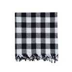 Mira Home 150x150 Cm Kareli Yer Sofra Bezi Piknik Masa Örtüsü Saçaklı Çok Renkli