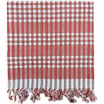 Mira Home 170X170 Pötikare Yer Sofra Bezi Piknik Masa Örtüsü Saçaklı - Çok Renkli - 150 x 150 cm