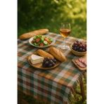 Mira Home 200 x 200 cm Büyük Boy Sofra Bezi Piknik Masa Örtüsü - Renkli