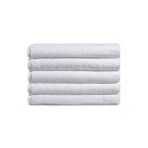 Mira Home 5 li Otel Banyo Havlusu %100 Pamuklu 90X150 Cm Beyaz 20/2 Ring 650 Gr