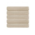 Mira Home 5'li Otel Banyo Havlusu Pamuklu 90x150 cm Renkli 16/1 Avs 580 gr Kahve