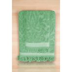 Mira Home Arden Yeşil %100 Pamuklu 90x150 cm 2 Parça Jakarlı Banyo Havlu Takımı