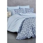 Mira Home Çift Kişilik Nevresim Takımı Pamuklu Mavi Düş Çiçekleri - Çok Renkli - 100 x 100 cm