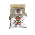 Mira Home Dijital Baskılı 3d Pamuklu Yenidoğan Bebek Nevresim Takımı Love Me Everyday Çok Renkli