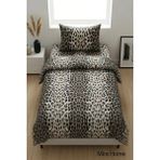 Mira Home Leopar Desenli Pamuklu Lastikli Çarşaflı Tek Kişilik Nevresim Takımı (100X200 Cm) - Çok Renkli