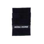 Mira Home Spor Havlusu Fitness Yumuşak Sporcu Havlu %100 Pamuklu 30x100 Cm Siyah