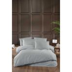 Mira Home Stripe Saten Line Çift Kişilik Nevresim Takımı Gri - Renkli - Standart