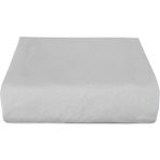 Mira Home Tek Kişilik Düz Penye %100 Pamuklu Lastikli Çarşaf 100X200 - Açık Gri