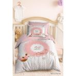 Mira Home Yenidoğan Kız Bebek Nevresim Takımı; %100 Pamuklu Baby Shower - Renkli - 100 x 150 cm