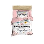 Mira Home Yenidoğan Kız Bebek Nevresim Takımı 3d Pamuklu Baby Shower White Çok Renkli