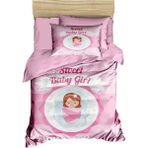 Mira Home Yenidoğan Kız Bebek Nevresim Takımı 3D Pamuklu Sweet Baby Girl - 100 x 150 cm - Pembe