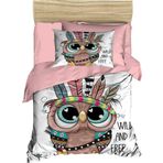 Mira Home Yenidoğan Kız Bebek Nevresim Takımı 3D Pamuklu Wild and Free
