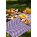 Mira Home Zefir Desen Sofra Bezi Masa Örtüsü 170 x 170 Cm Lila
