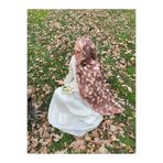 Mira İpek Royal Bambi Ceylan Desenli Pamuk Soft Şal ps215