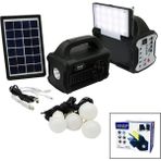 Miraaxx 3ın1 - Solar 2in1 Sabit+Oynar Başlı El Feneri - Radyo - Mp3 Bluetooth - Usb/ Tf Port - 4 Parça Ampul Kablolu - Powerbank (4887) - Renkli