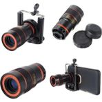 Miraaxx 8X18 Zoom Teleskop Telefon Kamera Lensi Mini El Dürbünü - Standart