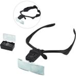 Miraaxx -Işıklı Gözlük Büyüteç - 5 Farklı Lens 9892B - Renkli