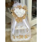 Mirabella Gift Iki Katlı Stand Kare 80 Adet Süslemeli Tüllü Isteme Çikoltası, Söz Nişan Çikoltası,bebek Çikolatası
