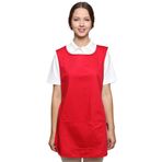 Mirabella Health & Beauty Unisex Hygea Tabard Önlük, kırmızı, M