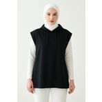 mirach Yanları Açık Büyük Beden Oversize Sweatshirt Süveter Modeli Sıfır Kol Tasarım
