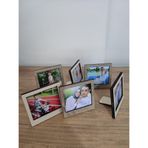 Miracix 6 Adet Ahşap (FOTOĞRAF DAHİL) Polaroid Mini Fotoğraf Çerçevesi - 9x9cm Çok Renkli 8 x 8