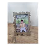 Miracix Ahşap Fotoğraf Çerçevesi (Fotoğraf Dahil) 10x15 cm Dekoratif, Masa Üstü Çerçeve Kahverengi 10 x 15