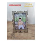 Miracix Ahşap Fotoğraf Çerçevesi (Fotoğraf Dahil) 10x15 cm Dekoratif, Masa Üstü Çerçeve
