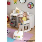 MİRACLE 3D Çocuk Oyun Aktivite Masası 90x44 Cm 3 Sepetli Çocuk Çalışma Masası Sandalye (2-10 yaş arası)
