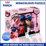 Miracolous Uğur Böceği ve Kara Kedi 100 Parça Puzzle