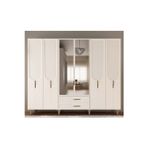 Miracool Açelya 6 Kapaklı Gardrop / 6 Kapılı Dolap / Komple Mdf / Modern Tasarım