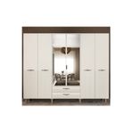 Miracool Menekşe 6 Kapaklı Gardrop / 6 Kapılı Dolap / Komple Mdf / Modern Tasarım