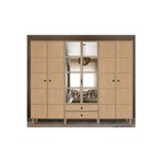 Miracool Meşe 6 Kapaklı Gardrop / 6 Kapılı Dolap / Komple Mdf / Modern Tasarım