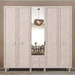 Miracool Nilüfer 5 Kapaklı Gardrop / 5 Kapılı Dolap / Komple Mdf / Modern Tasarım