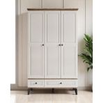 Miracool Panjur Fix 3 Kapılı Dolap / %100 Mdf / Çam-Aytaşı
