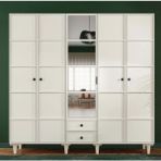 Miracool Zambak 5 Kapaklı Gardrop / 5 Kapılı Dolap / Komple Mdf / Modern Tasarım