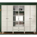 Miracool Zambak 6 Kapaklı Gardrop / 6 Kapılı Dolap / Komple Mdf / Modern Tasarım